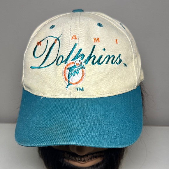 Team NFL Miami Dolphins Cap with Teal Brim - Picture 1 of 9